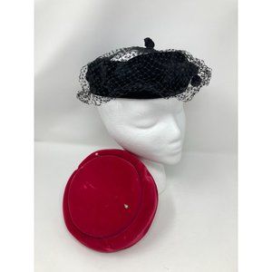 Vintage Ladies Wool Hats - Lot of 2